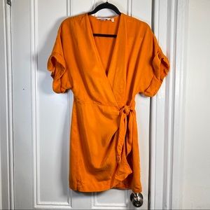& Other Stories Mini Wrap Dress